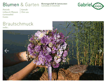 Tablet Screenshot of gabrielblumen.ch